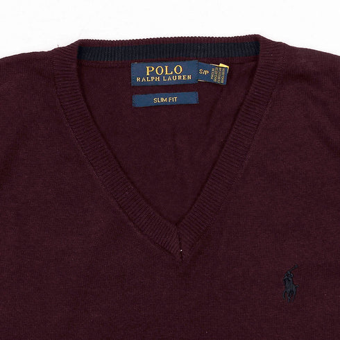 RL Red Sleeveless Sweater